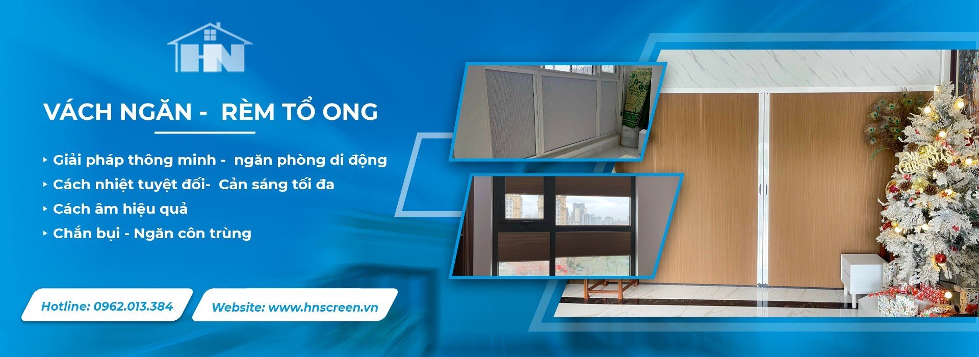 Vách ngăn - Rèm tổ ong